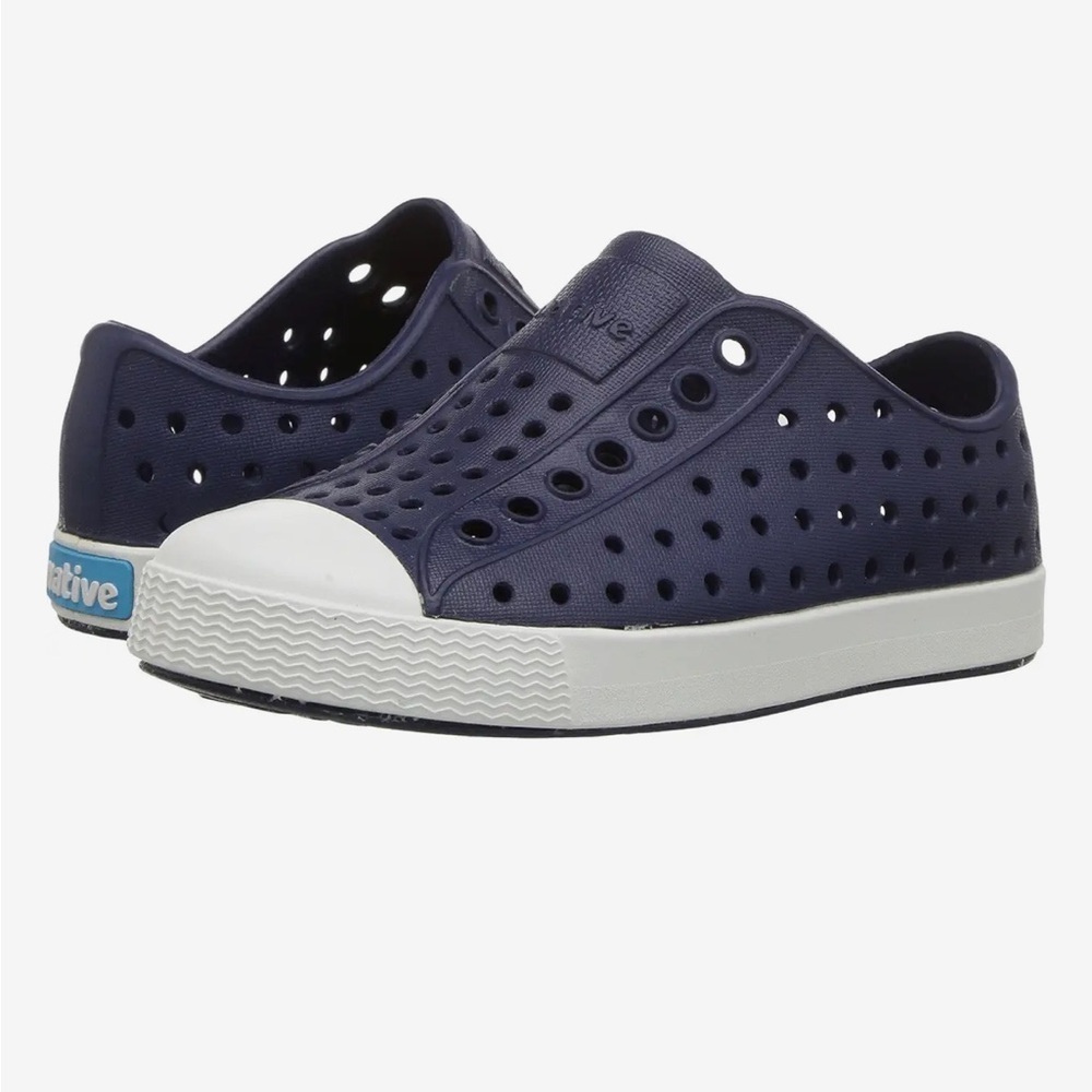Native Jefferson slip on sneaker shoes size 5 toddler unisex navy